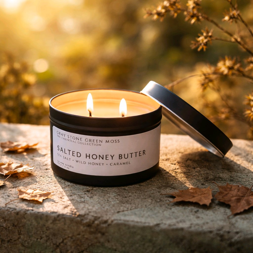 Salted Honey Butter Hand Poured Soy Candle