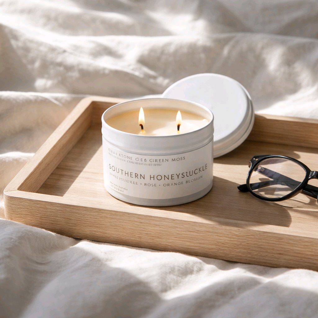 Southern Honeysuckle Hand Poured Soy Candle
