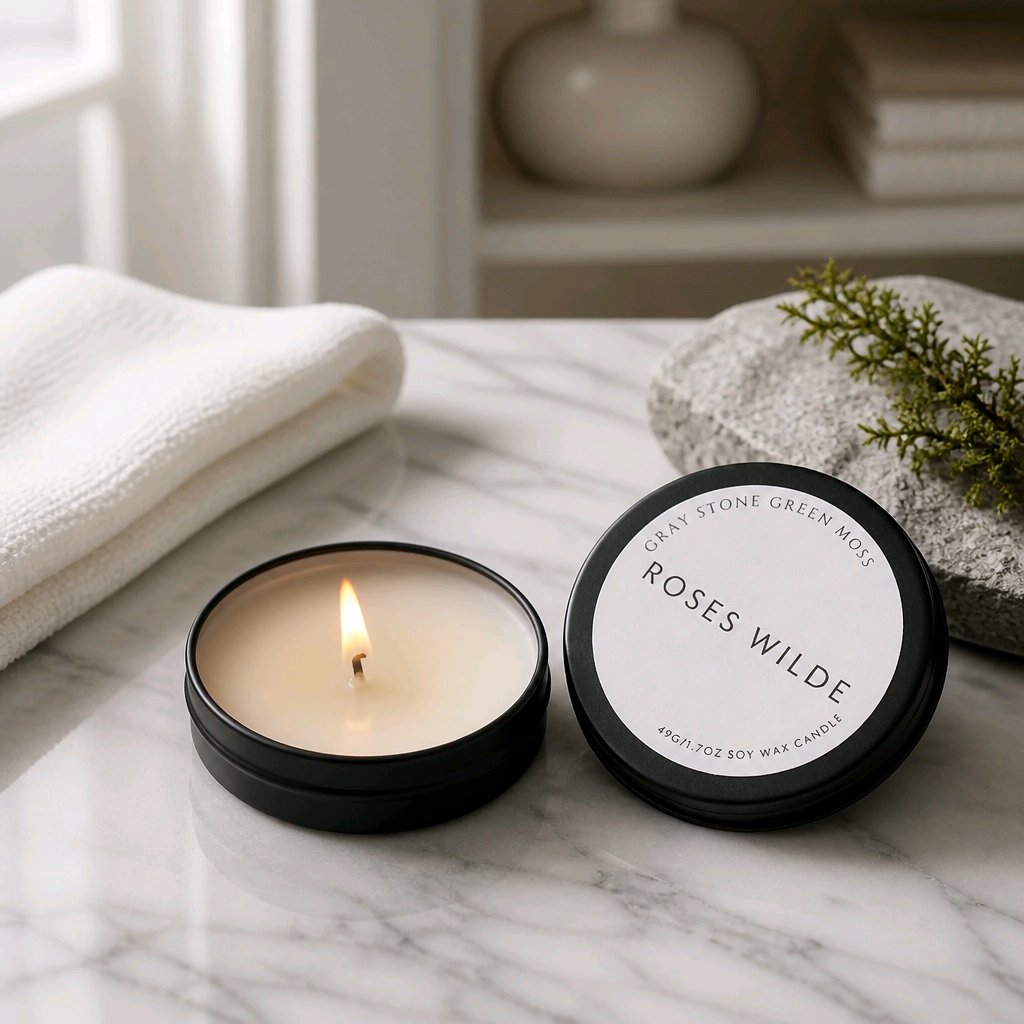 Roses Wilde Hand Poured Soy Candle