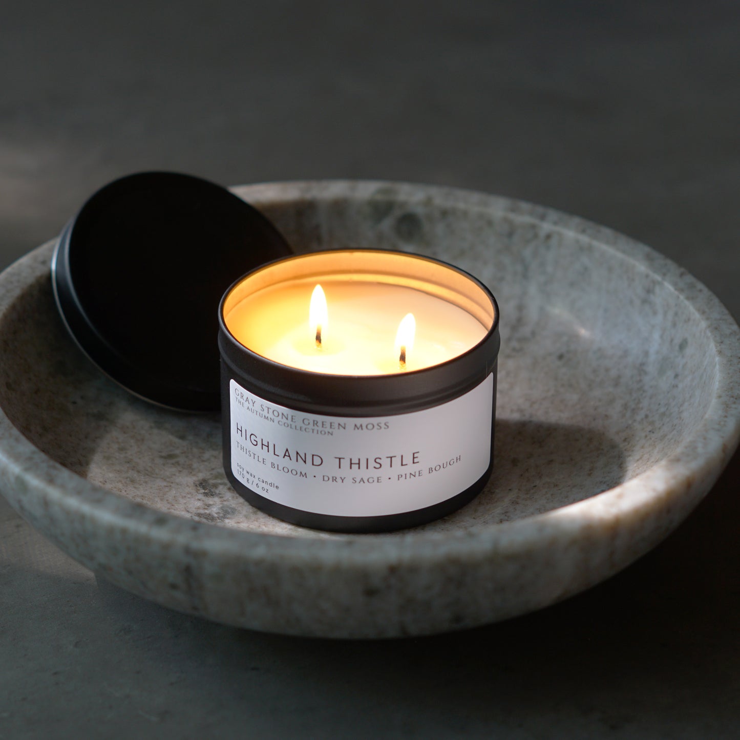 Highland Thistle Hand Poured Soy Candle