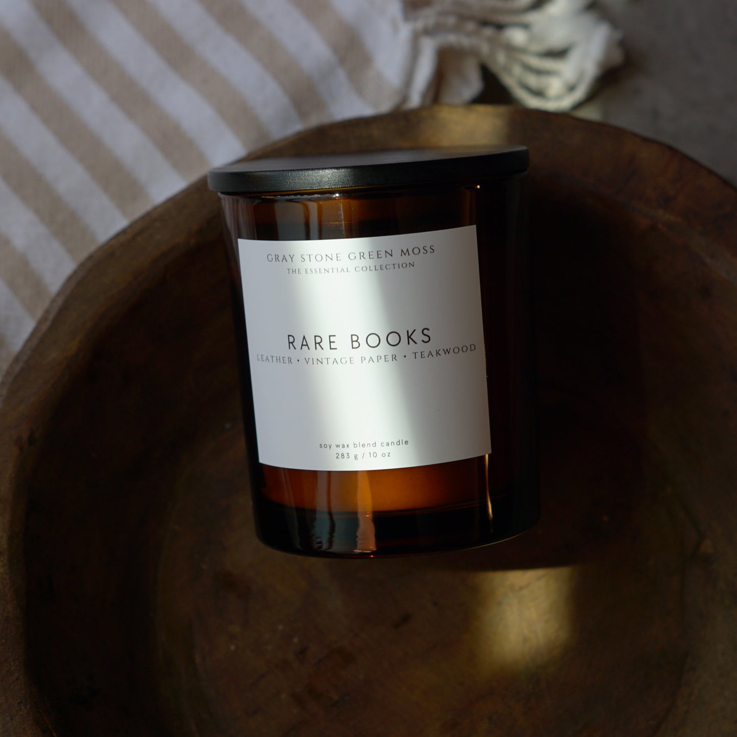 Rare Books Hand Poured Soy Candle