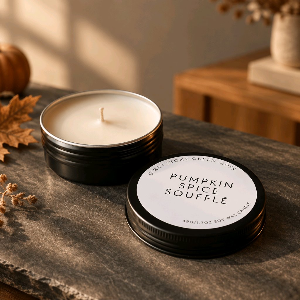 Pumpkin Spice Soufflé Hand Poured Soy Candle