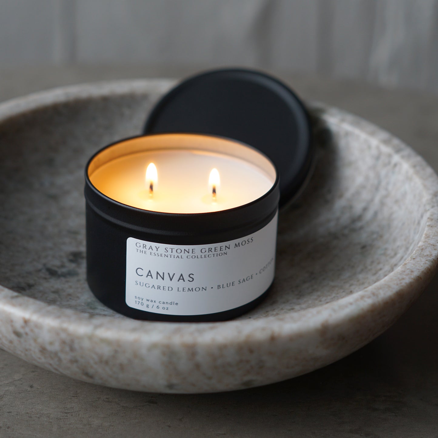 Canvas Hand Poured Soy Candle