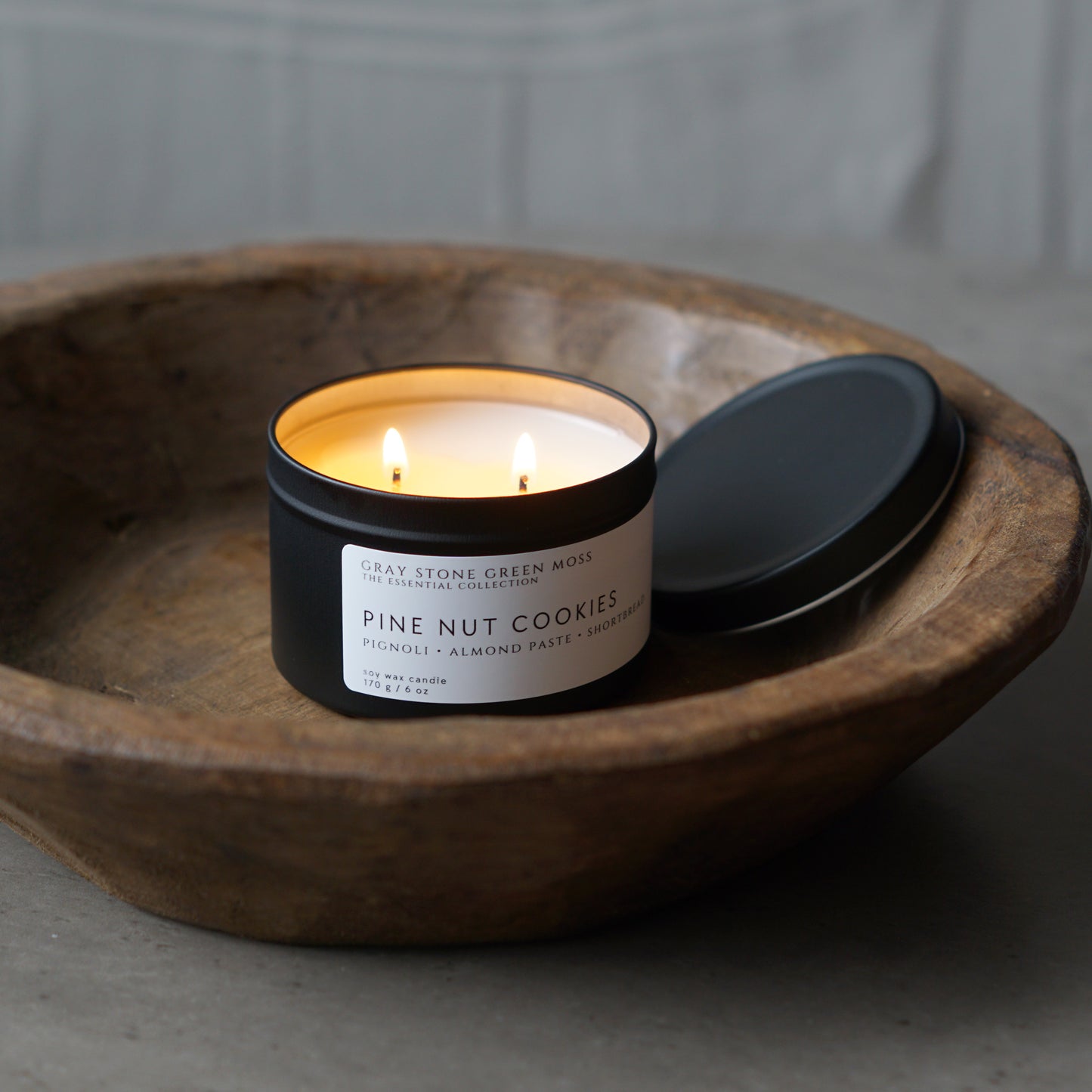 Pine Nut Cookies Hand Poured Soy Candle