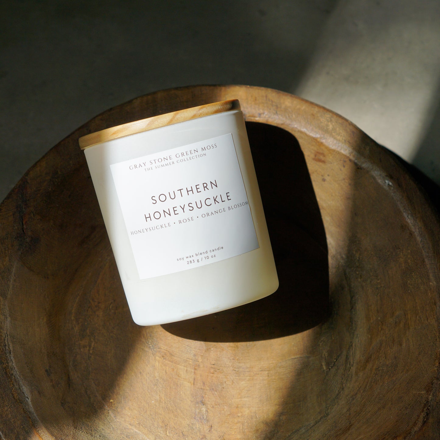 Southern Honeysuckle Hand Poured Soy Candle