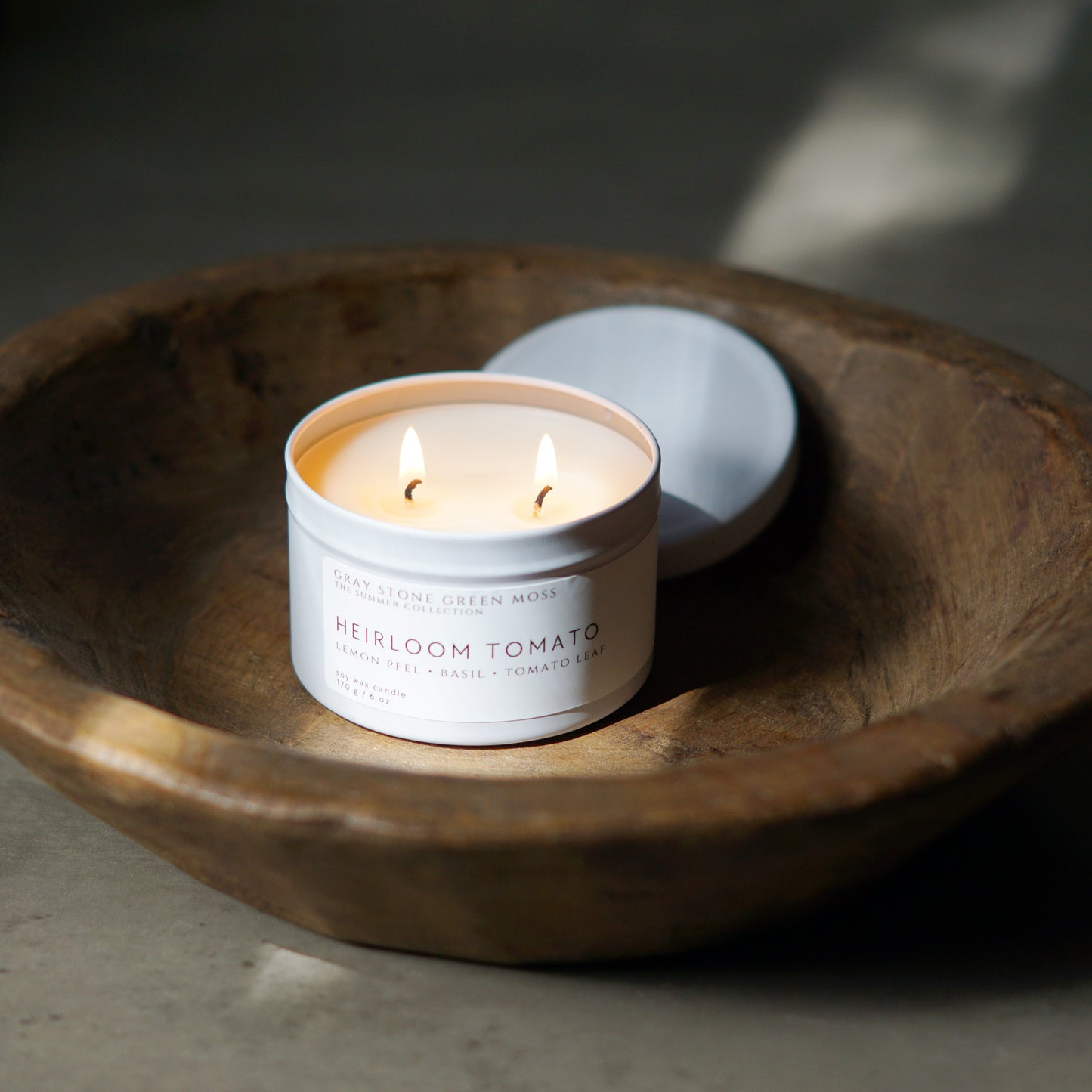 Heirloom Tomato Hand Poured Soy Candle