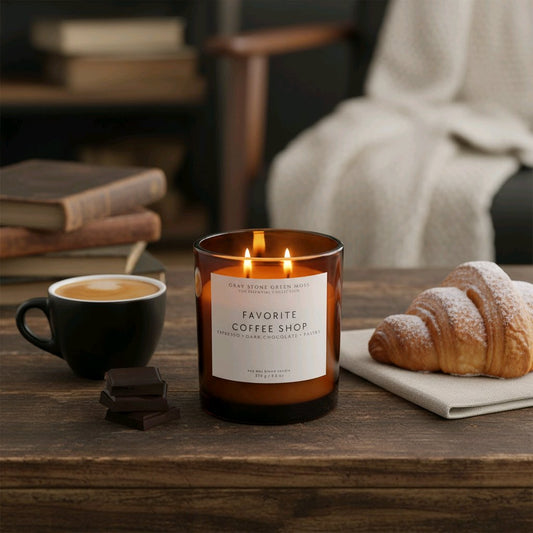 Favorite Coffee Shop Hand Poured Soy Candle