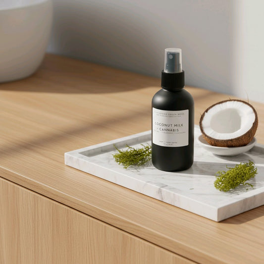 Coconut Milk + Cannabis Linen + Room Spray