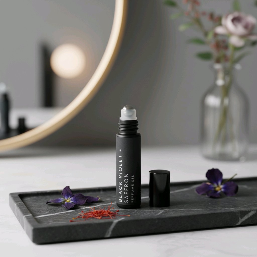 Black Violet + Saffron Roll On Perfume Oil