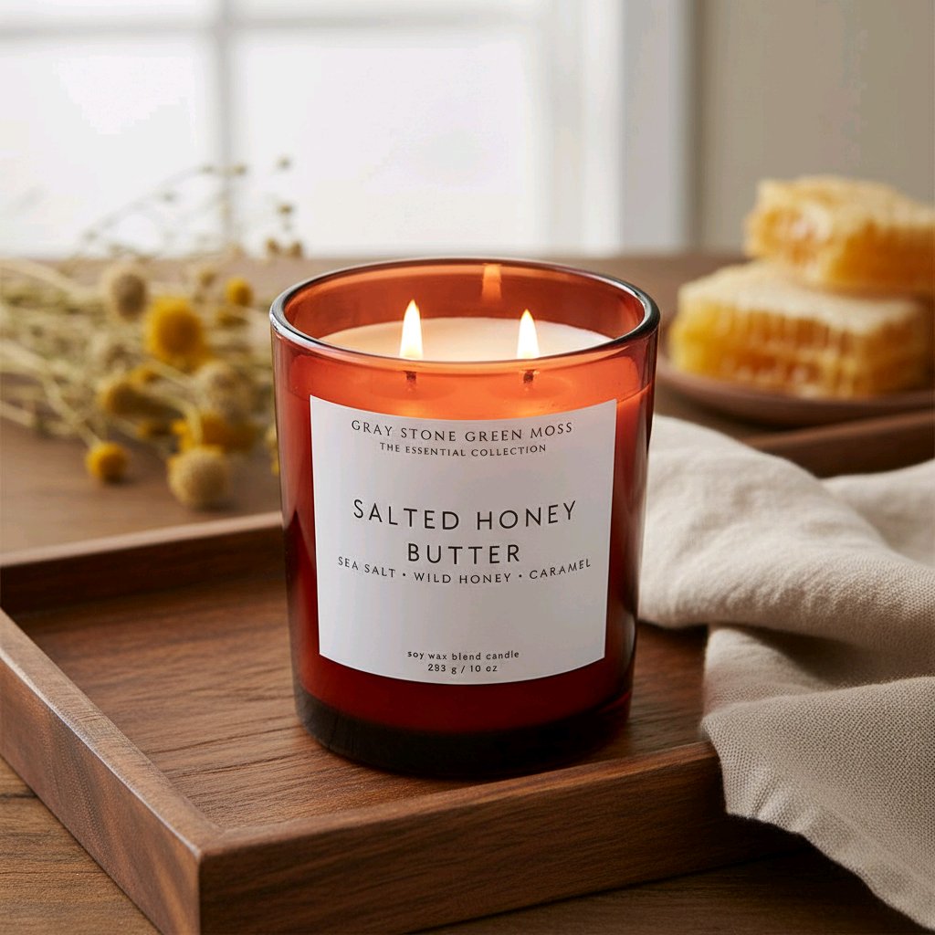 Salted Honey Butter Hand Poured Soy Candle