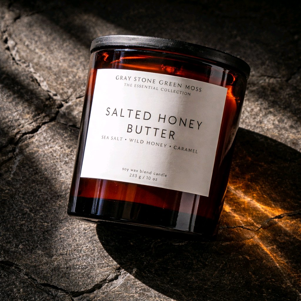 Salted Honey Butter Hand Poured Soy Candle