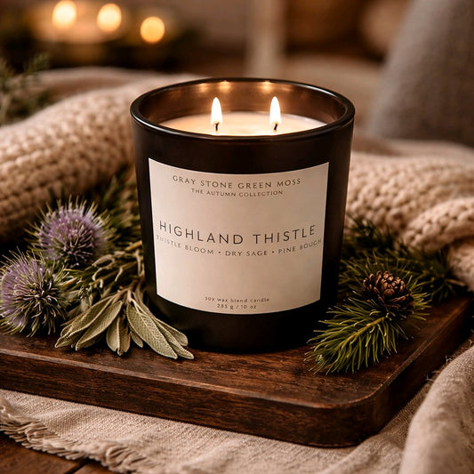 Highland Thistle Hand Poured Soy Candle
