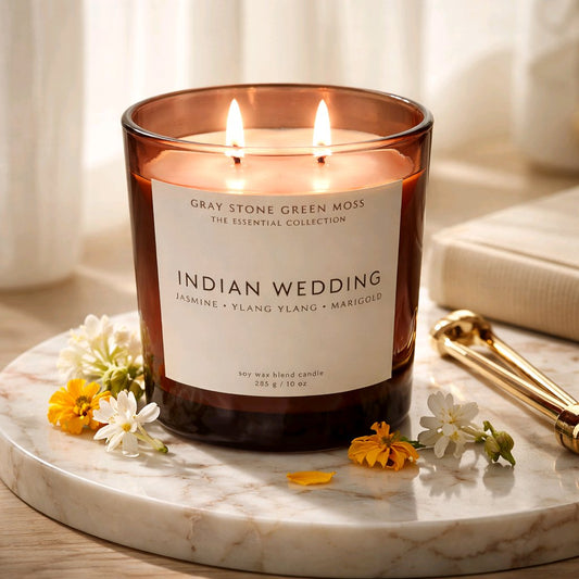 Indian Wedding Hand Poured Soy Candle