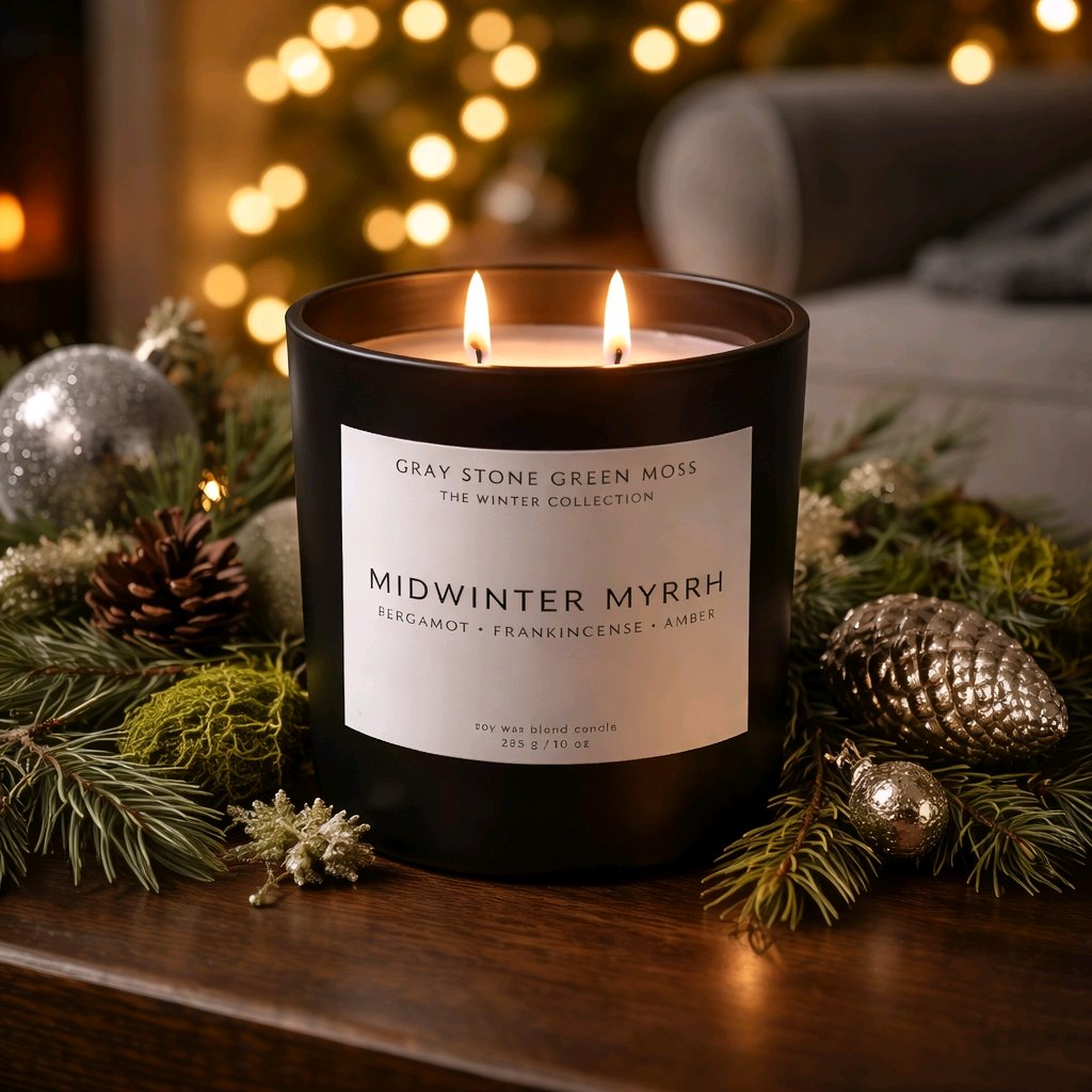 Midwinter Myrrh Hand Poured Soy Candle