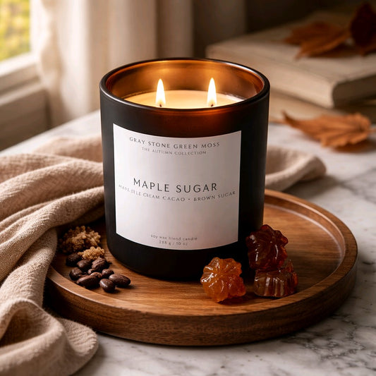 Maple Sugar Hand Poured Soy Candle