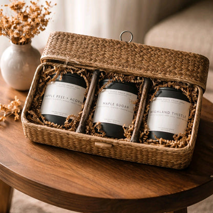 Autumn Collection Hand Poured Soy Candles Gift Bundle