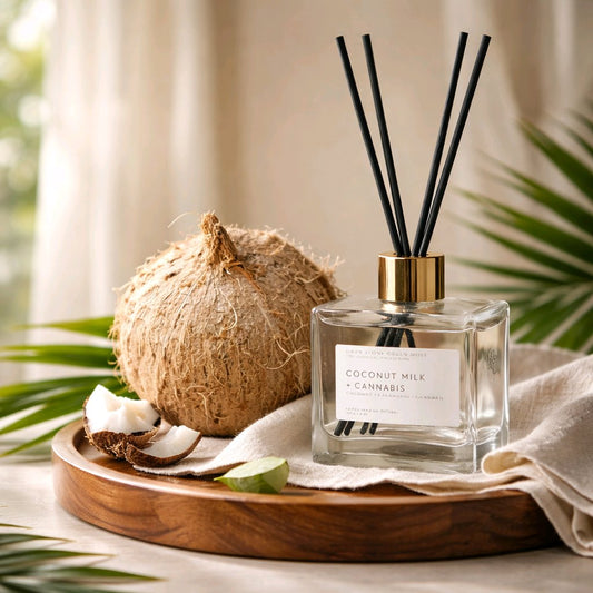 Coconut Milk + Cannabis Reed Diffuser