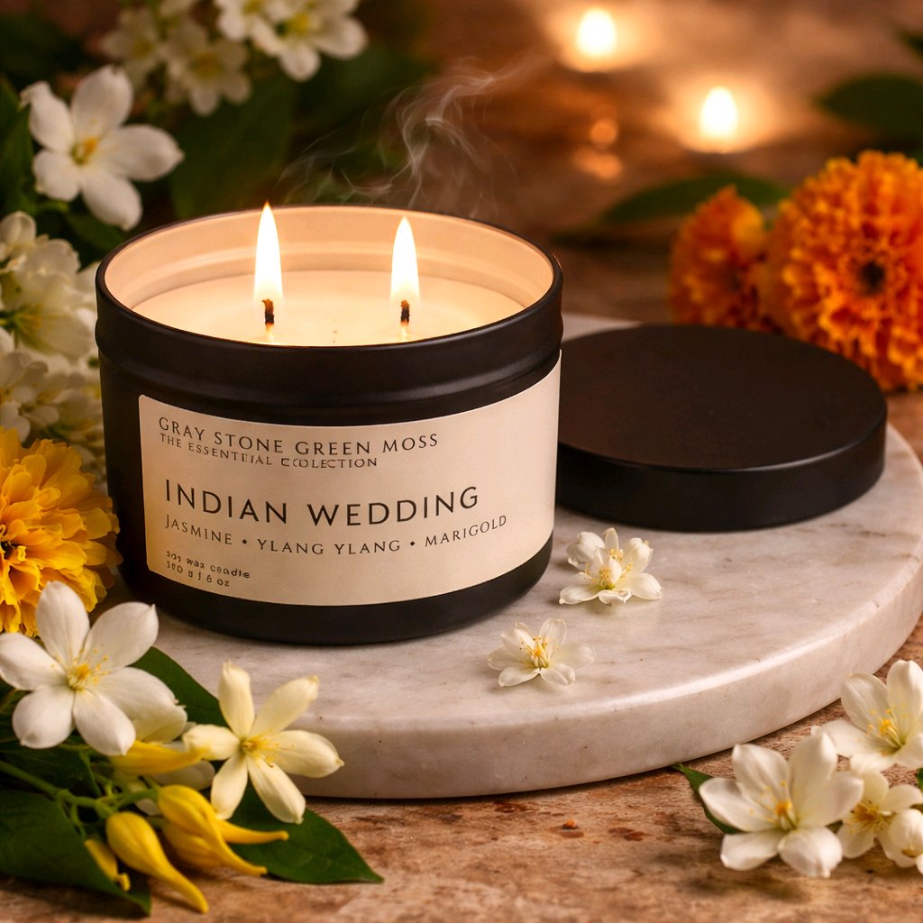Indian Wedding Hand Poured Soy Candle