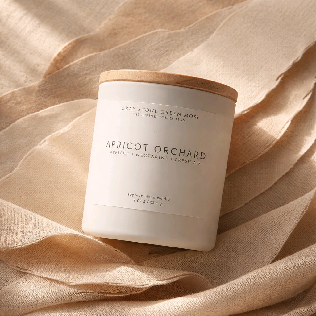 Apricot Orchard Hand Poured Soy Candle