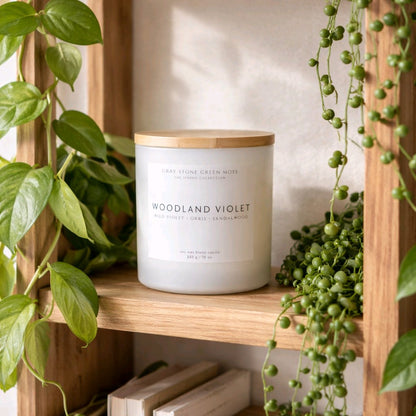 Woodland Violet Hand Poured Soy Candle