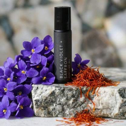 Black Violet + Saffron Roll On Perfume Oil