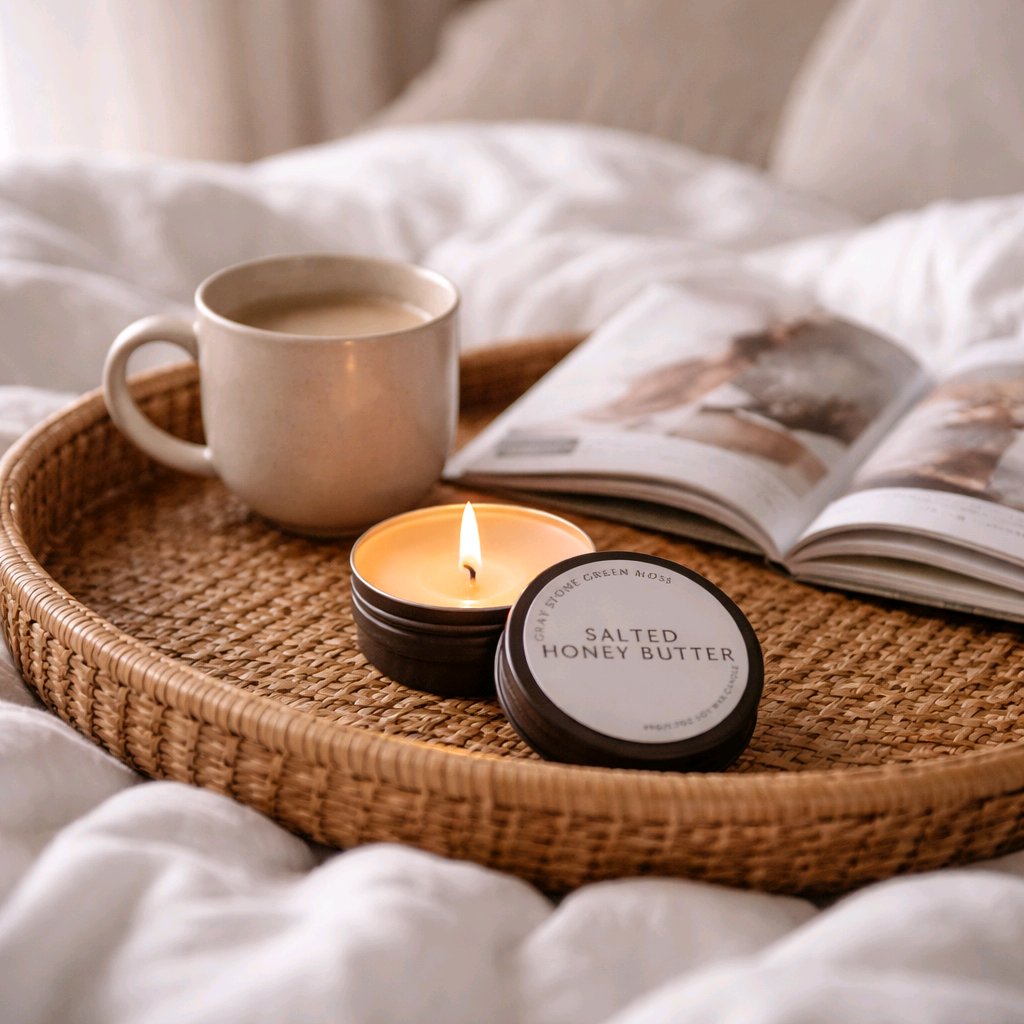 Salted Honey Butter Hand Poured Soy Candle