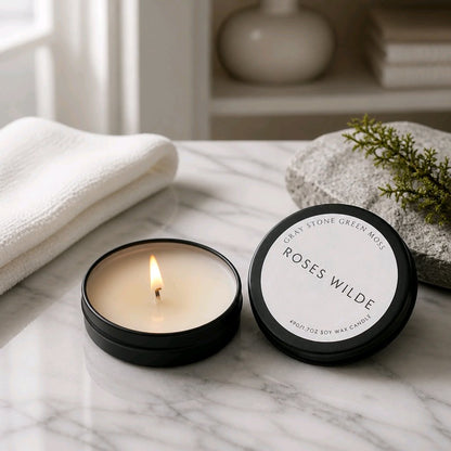 Roses Wilde Hand Poured Soy Candle