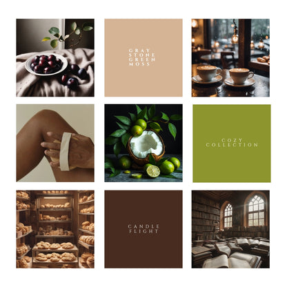 The Cozy Collection - Hand Poured Soy Candle Flight