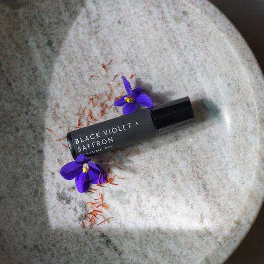 Black Violet + Saffron Roll On Perfume Oil