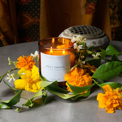 Holy Smoke Hand Poured Soy Candle