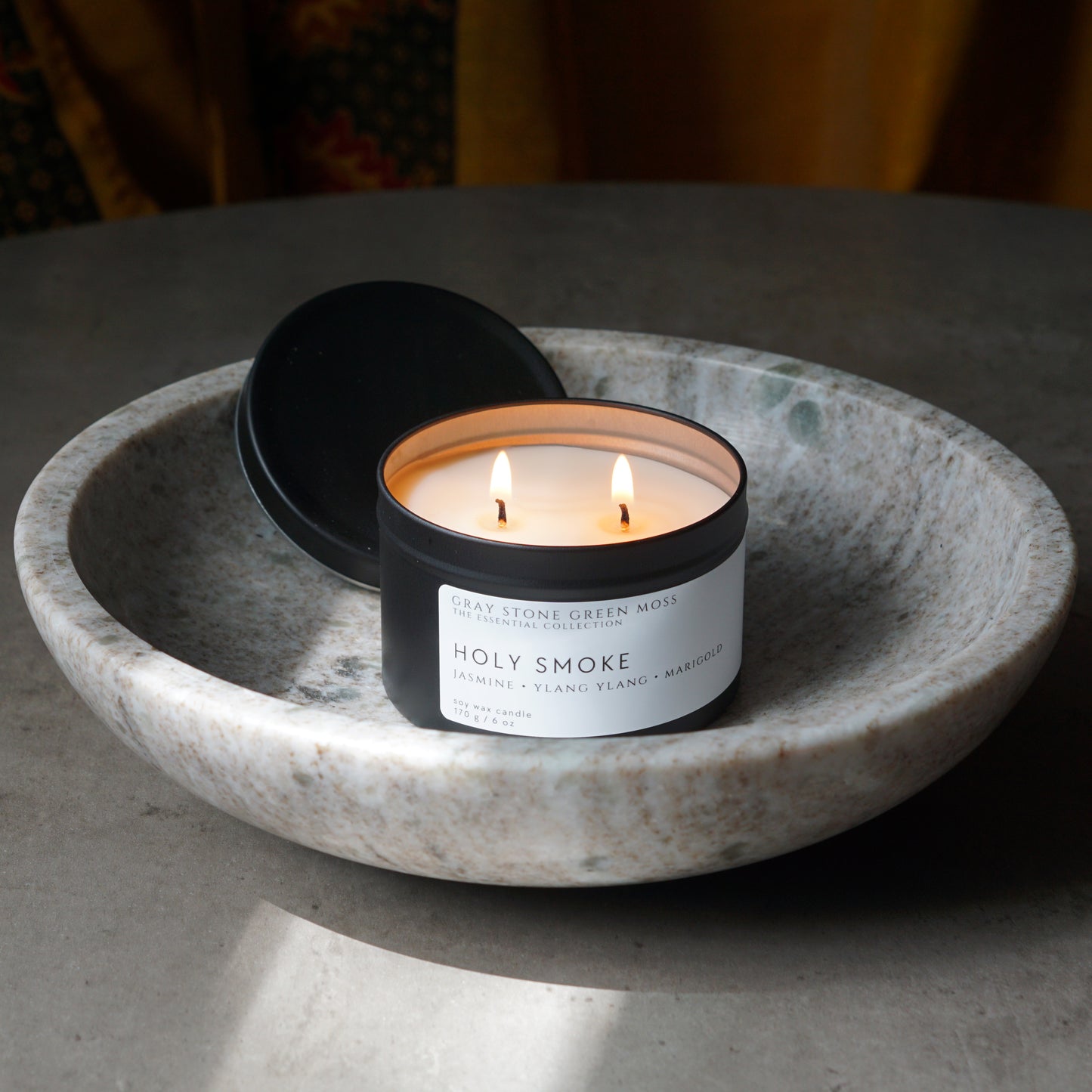 Holy Smoke Hand Poured Soy Candle