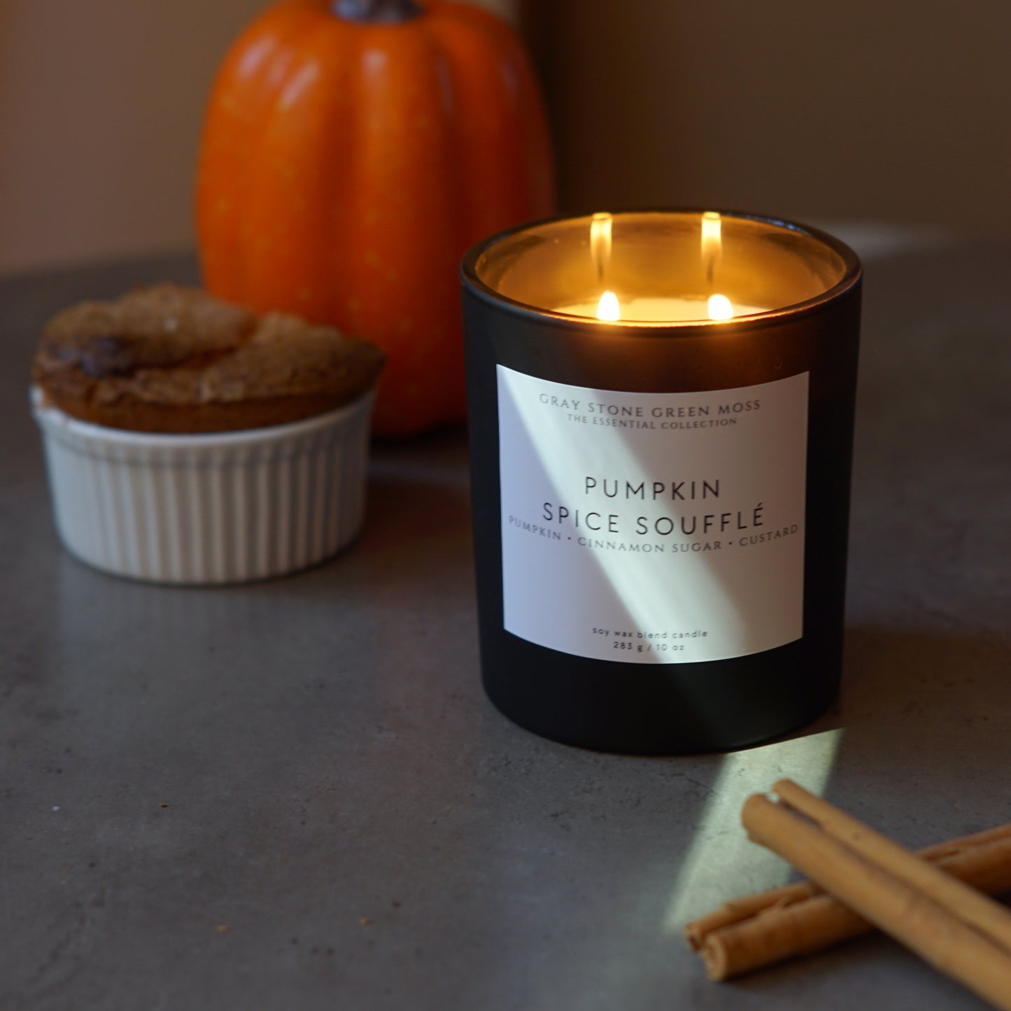 Pumpkin Spice Soufflé Candle