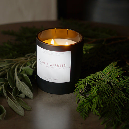 Sage + Cypress Candle