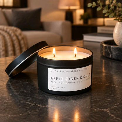 Apple Cider Donut Hand Poured Soy Candle