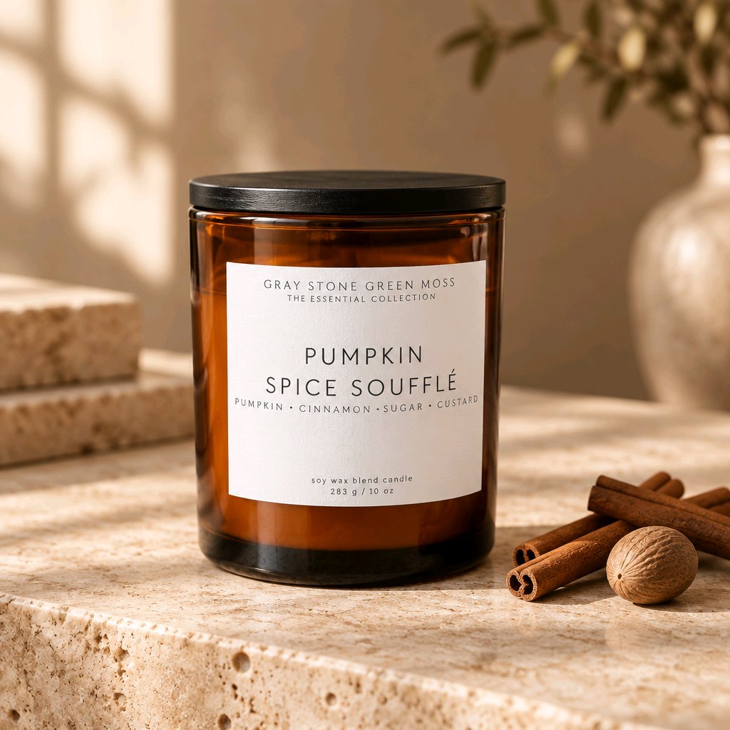 Pumpkin Spice Soufflé Candle