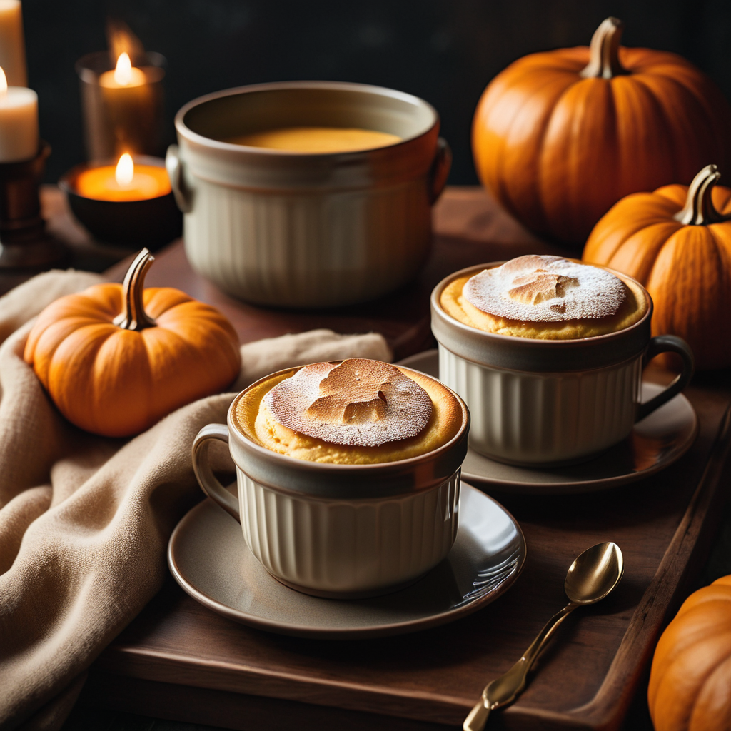 Pumpkin Spice Soufflé Candle