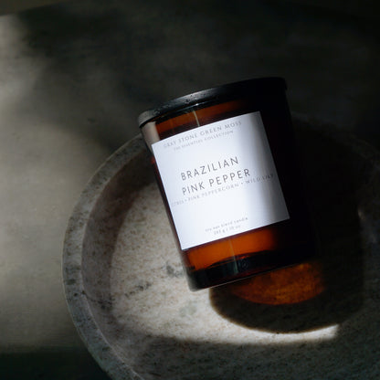 Brazilian Pink Pepper Hand Poured Soy Candle