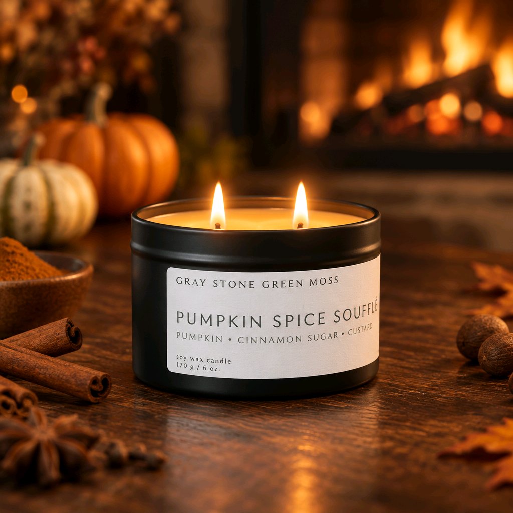 Pumpkin Spice Soufflé Candle