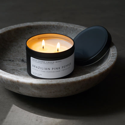 Brazilian Pink Pepper Hand Poured Soy Candle