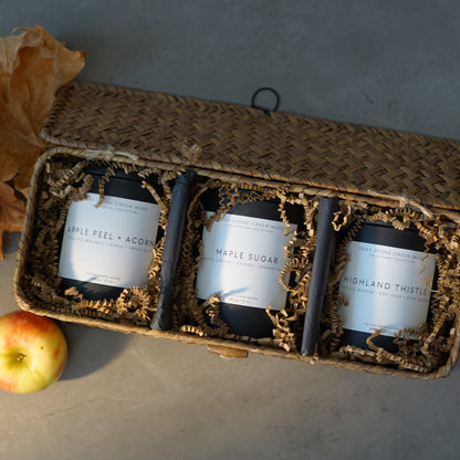Autumn Collection Hand Poured Soy Candles Gift Bundle