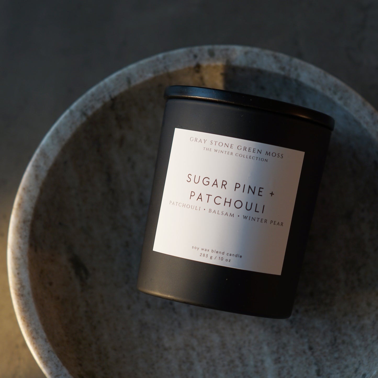 Sugar Pine + Patchouli Hand Poured Soy Candle